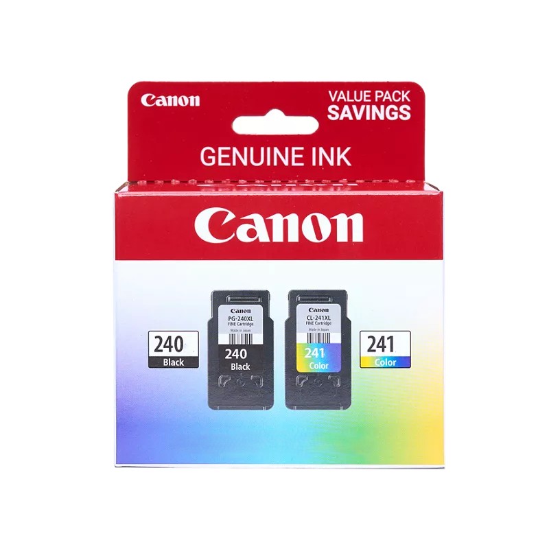 Canon PG-240 Black & CL-241 Color Ink Cartridge Combo
