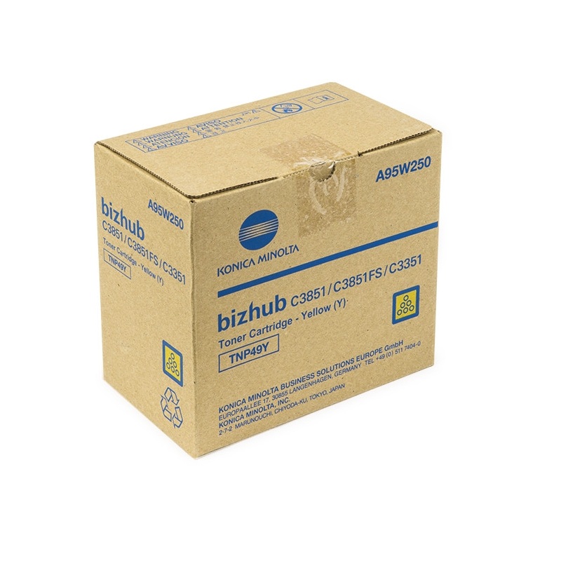 Konica Minolta TNP-49 Yellow Toner
